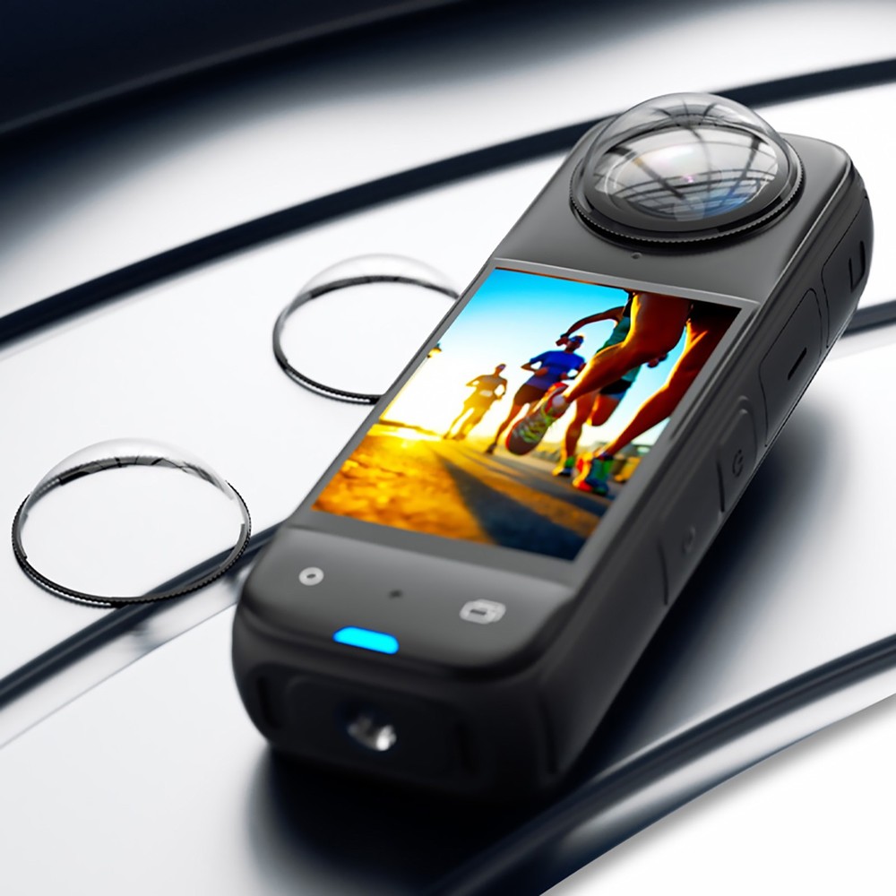 For insta360 X4 Optical Plastic Anti Scratch Panoramic Protective Lens Protector