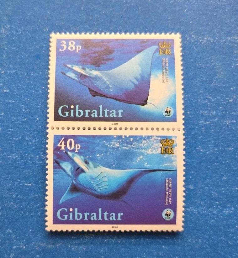 Gibraltar Stamps, Scott 1037 Complete Set MNH, Folded