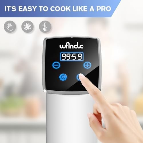 Anova Culinary Sous Vide Precision Cooker Pro, 1100 Watts, Black and Silver