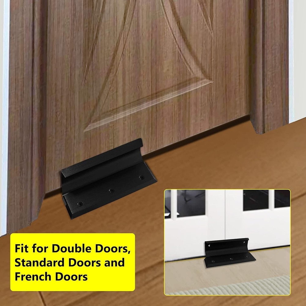 Powerful Security Lock Rectangular Door Brace Barricade House Double Safety...