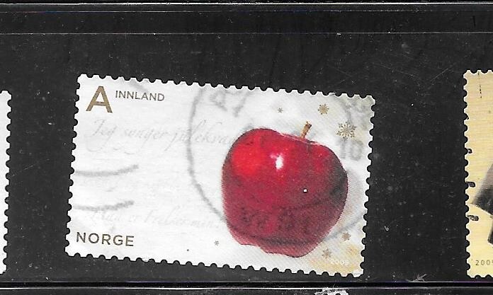 NORWAY SC# 1597 2009 APPLE COMMEMORATIVE USED RECENT STAMP