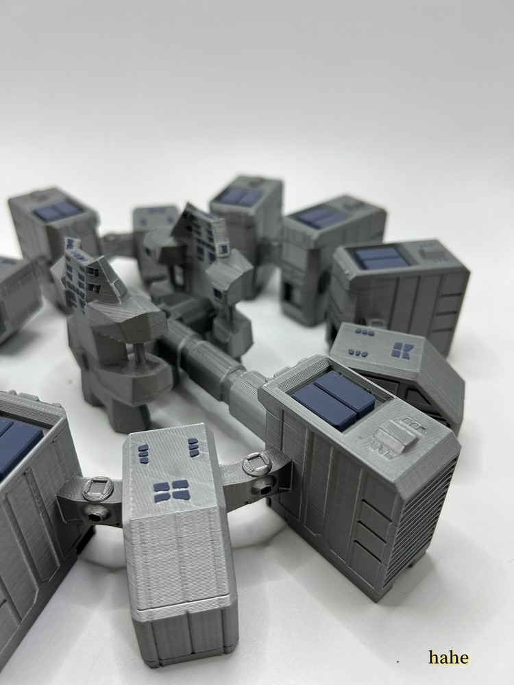 Interstellar Endurance Space Station Rotatable Model Ornament 3D Printed Model