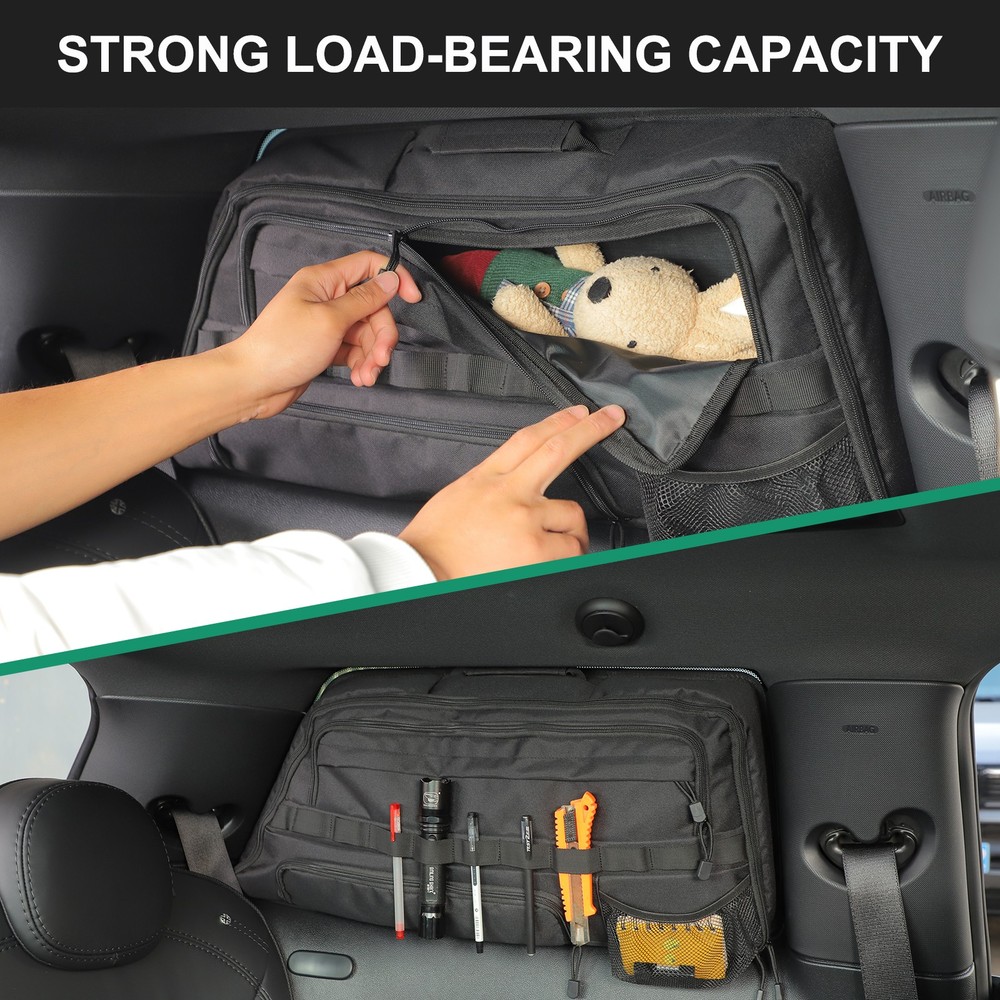 2PCS Black Tailgate Window Package Bag For BMW Mini 2001+
