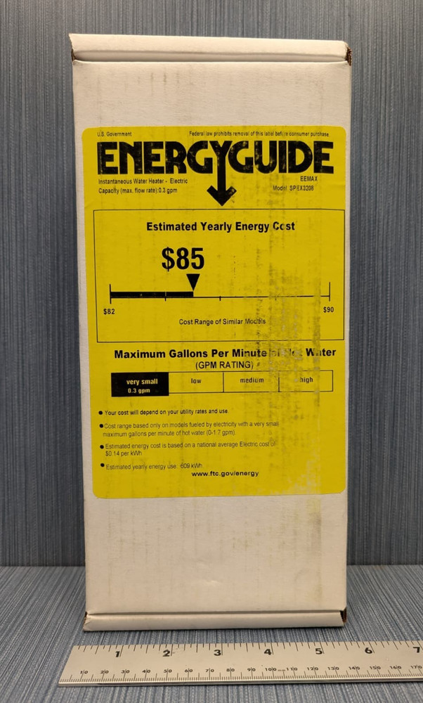 Eemax SPEX3208 FlowCo 1.5 GPM - Electric Tankless Water Heater
