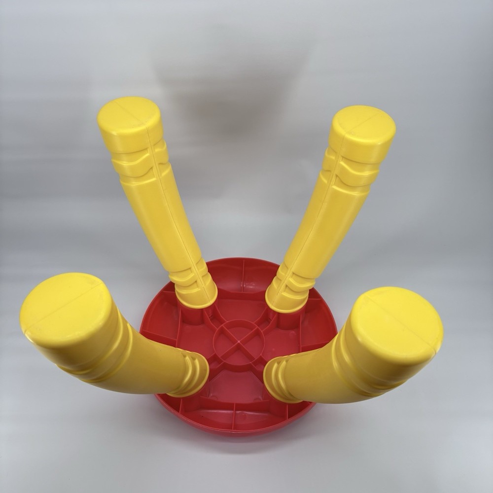 Crayola Crayons Play N Fold Art Studio Replacement Stool Red and Yellow