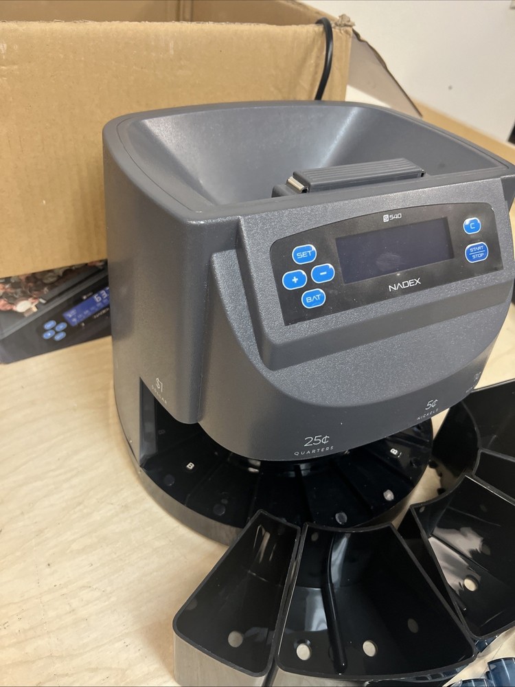 Nadex S540 Coin Sorting Machine Sorting Made Simple
