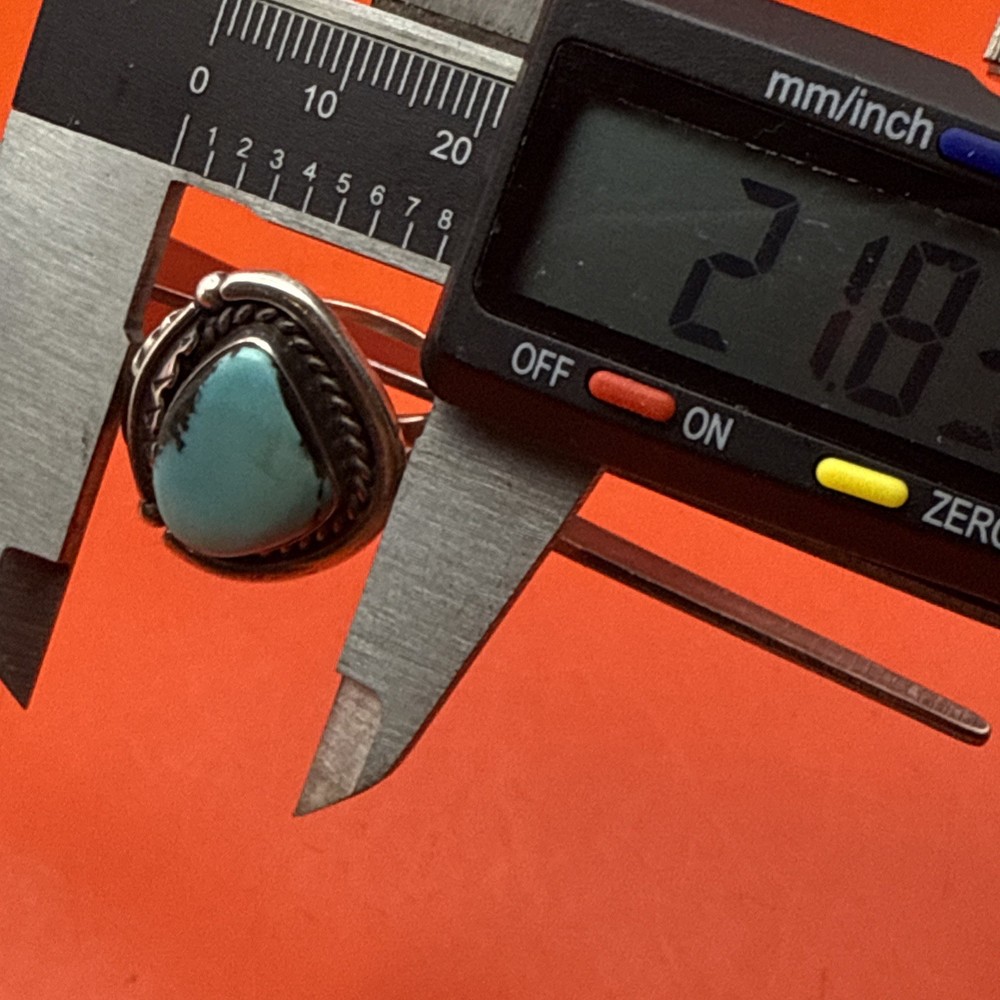 Native American Sterling silver ring with turquoise