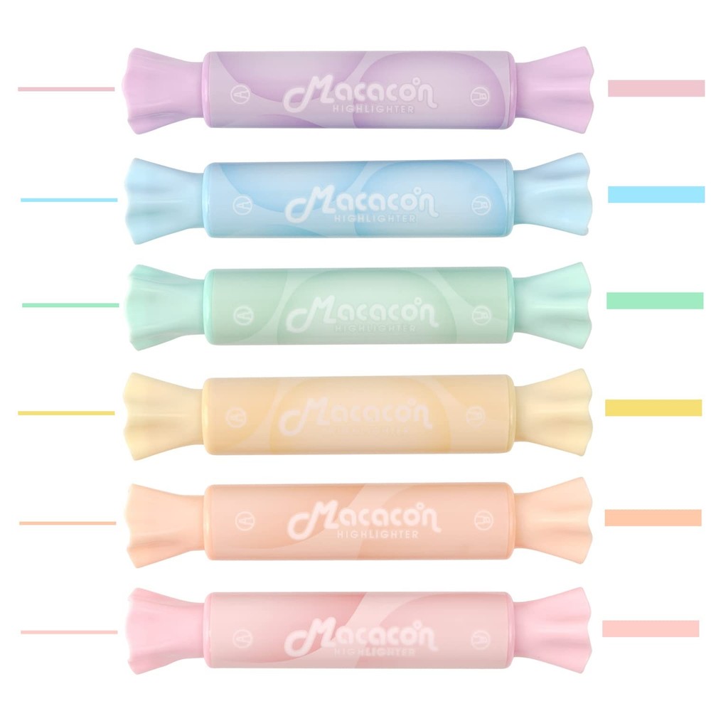 chosch Candy Shape Highlighters, Assorted 1 Count (Pack of 1),
