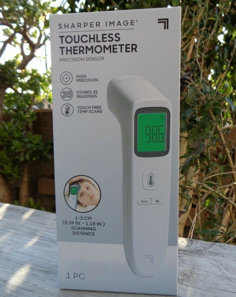 SHARPER IMAGE Digital Touchless Smart Forehead Thermometer (1013507)