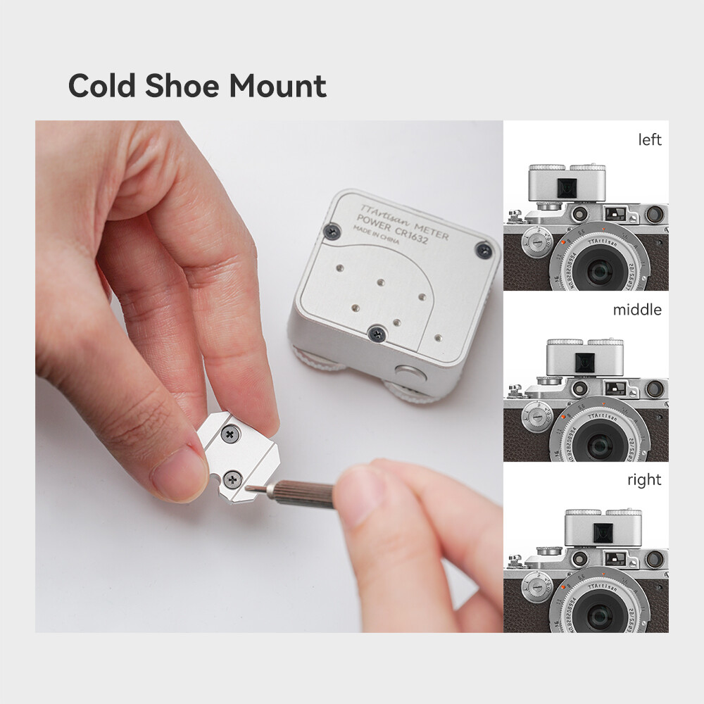 Open box TTArtisan Light Meter II Real-time Metering Tool Two Dial to Adjust ISO