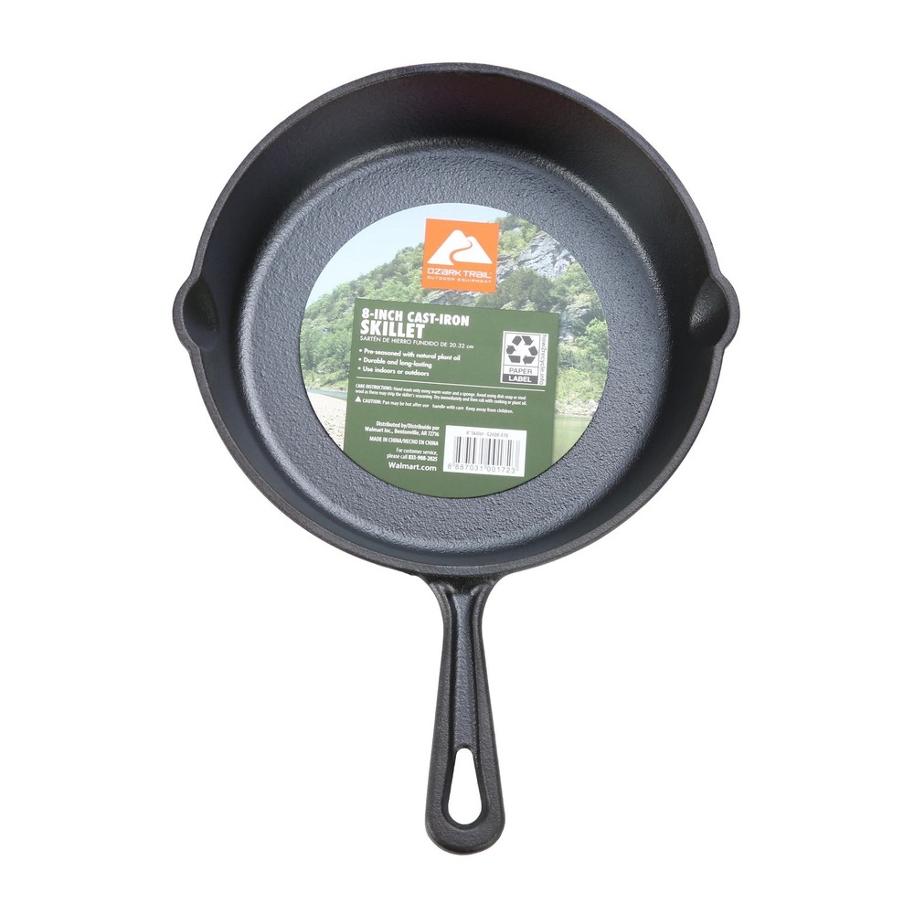 Ozark Trail 8" Nonstick Cast Iron Skillet