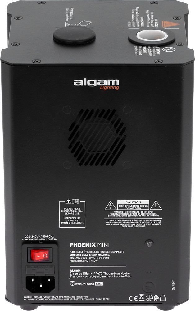 Algam Lighting Phoenix Mini Spark Machine