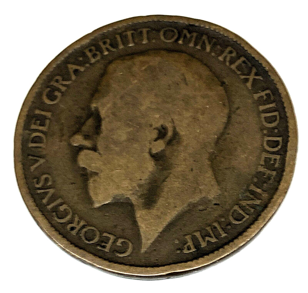 # C1093 GREAT BRITAIN COIN, HALF PENNY 1916