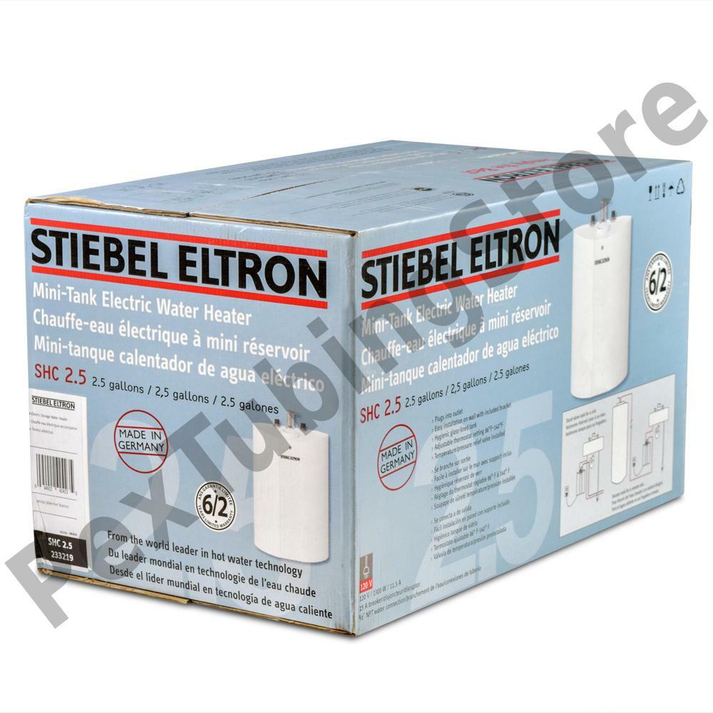 Stiebel Eltron SHC 2.5, Mini-Tank Electric Water Heater, 2.65 gal., 120V Plug-in