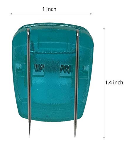 (12 Pack) CWC1052 Cubicle Fabric Partition Panel Clips, Assorted Color