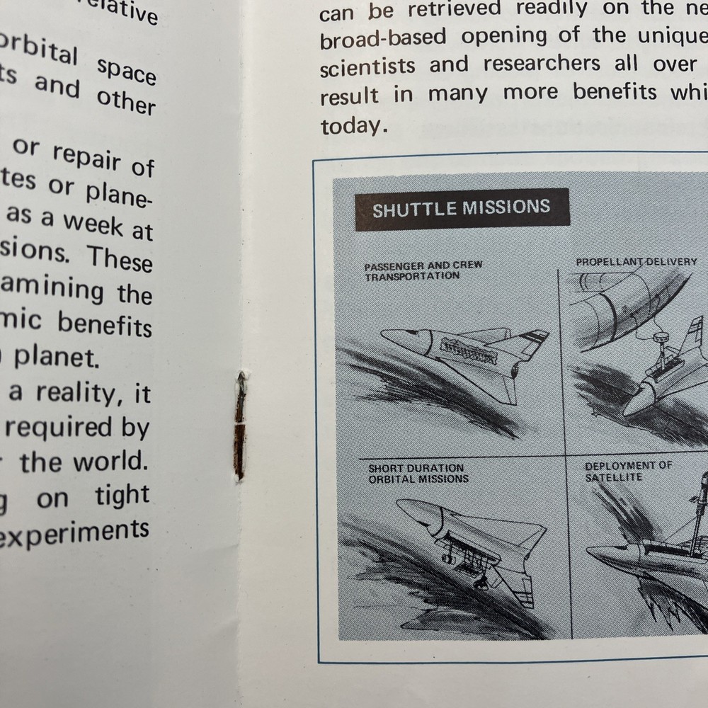 Space Shuttle The Next Logical Step Grumman Aerospace Info Booklet Boeing