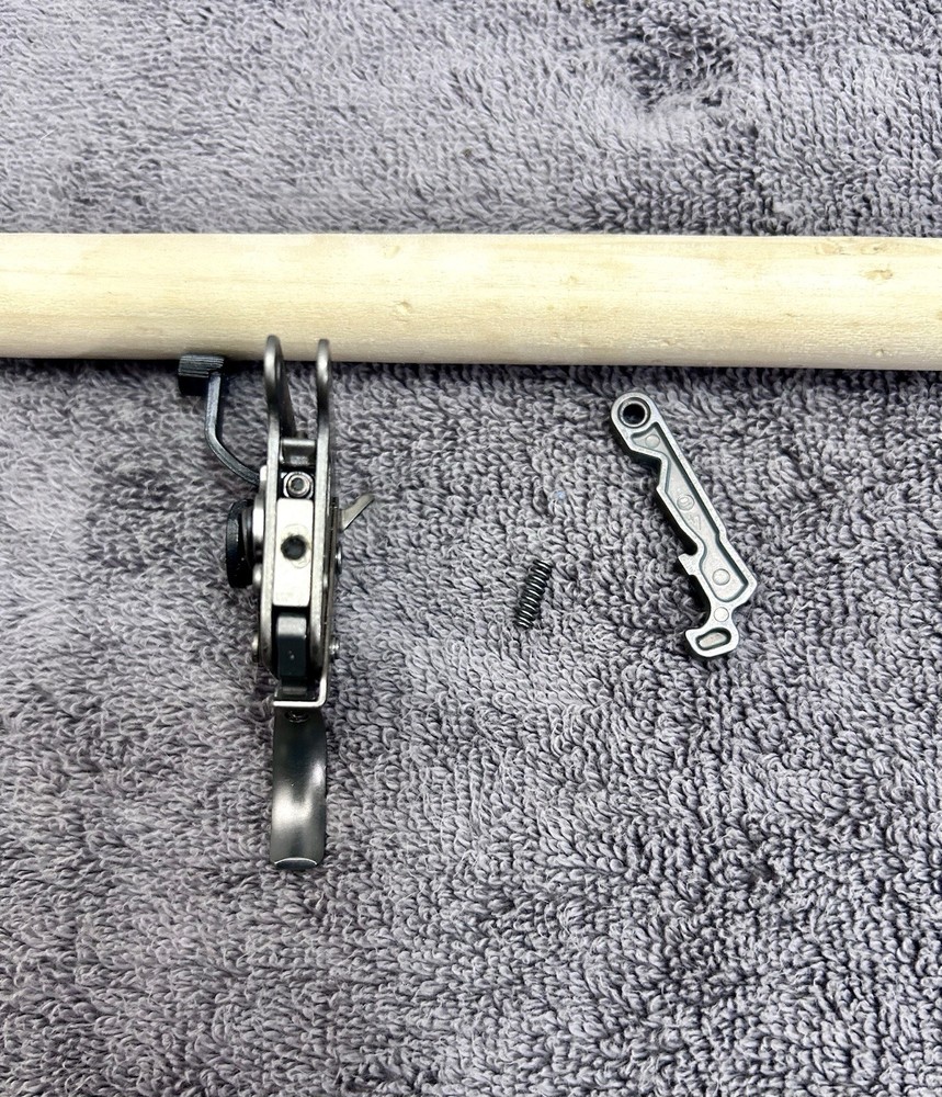 Remington 700 Trigger Assembly Adjustable Black Safety Arm w/ Sear & Sear Spring