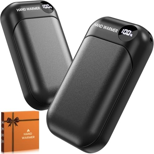 Hand Warmers Rechargeable 2 Pack Black