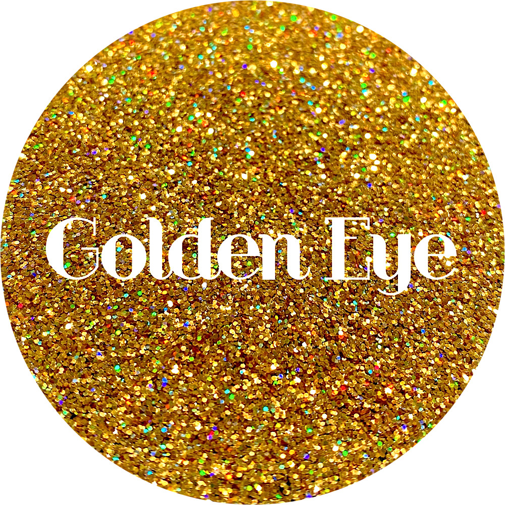 Premium Polyester Glitter - Gold Holographic
