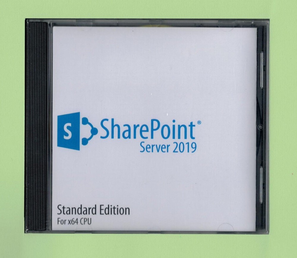 SharePoint Server 2019 Standard Edition 64 Bit with Unlimited User CALs.