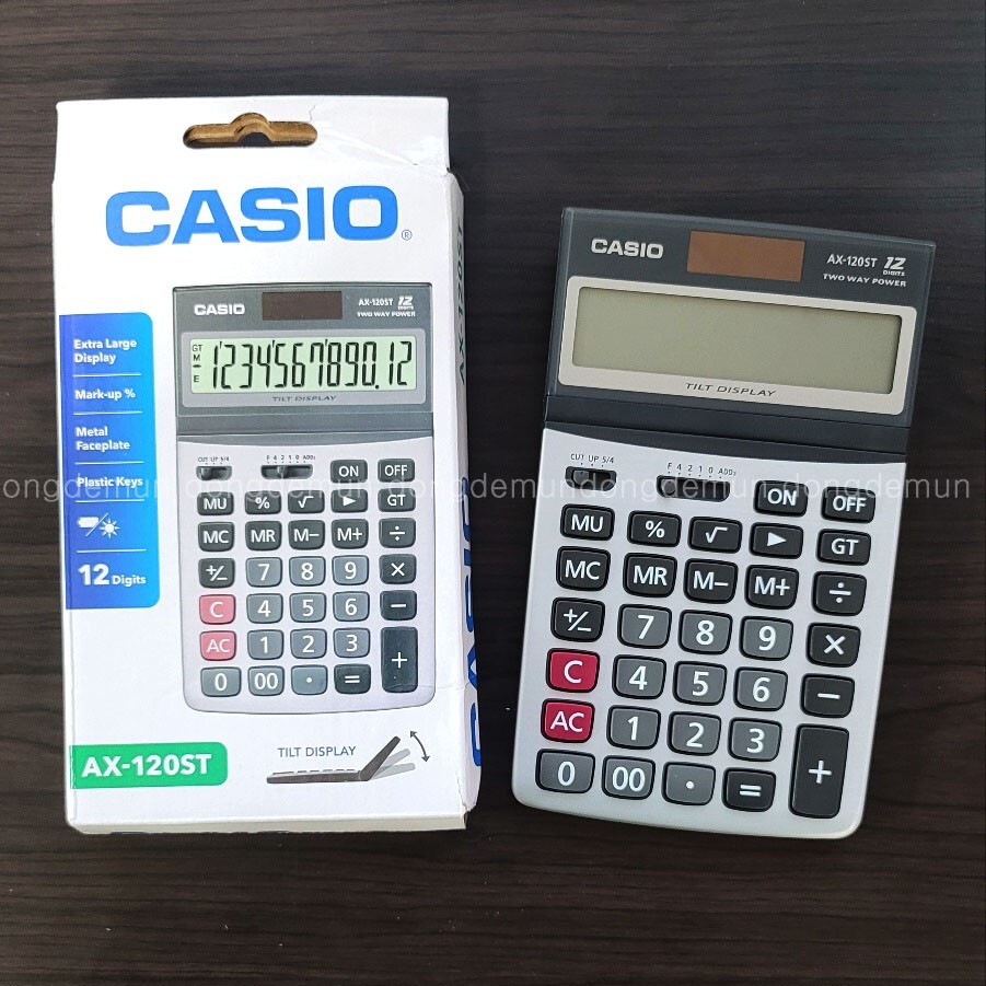 AX-120 Casio Calculator NEW OFFICE AX-120ST