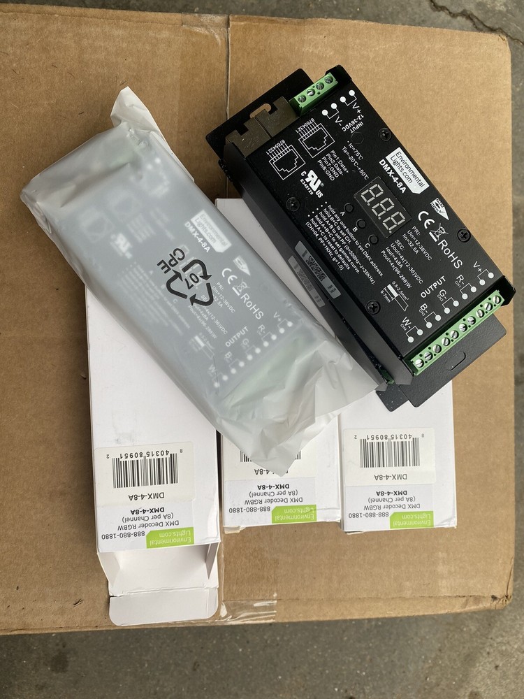 Environmental Lights Decoder DMX-4-8A