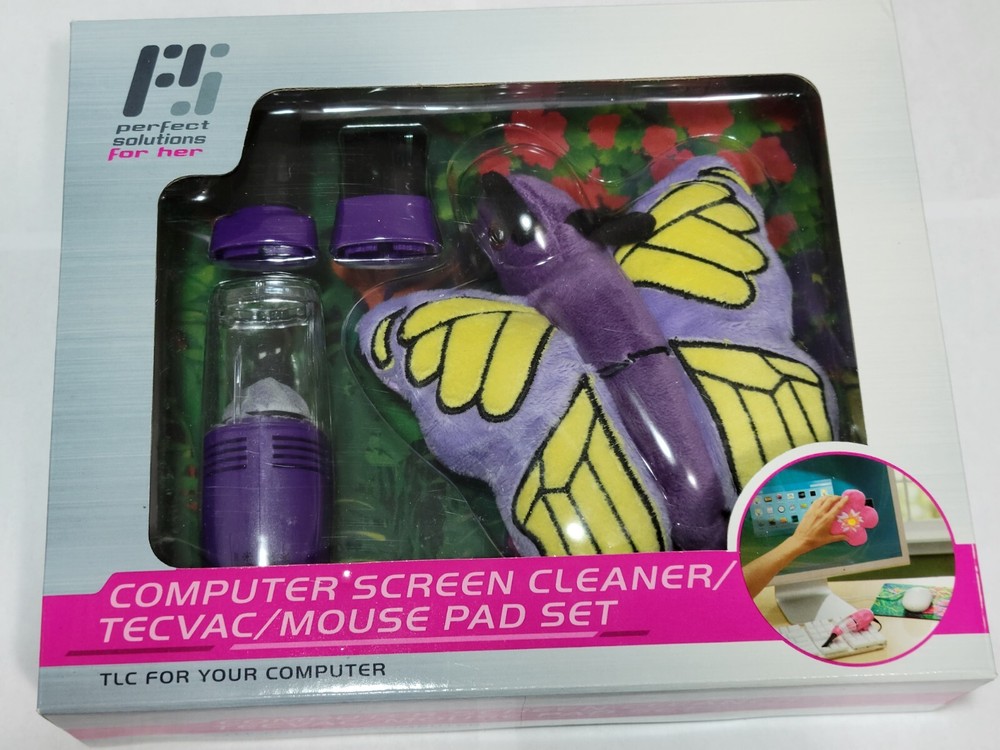 Perfect Solutions For Her, Computer Screen Cleaner/Tecvac/Mouse Pad Set