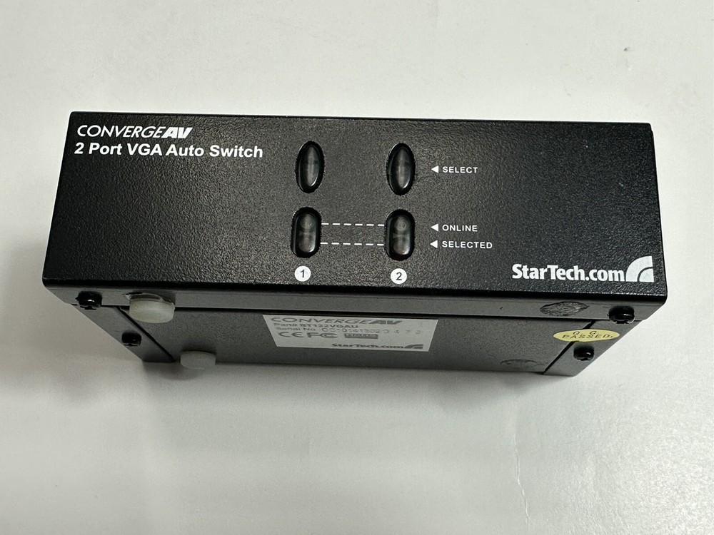STARTECH CONVERGE AV 2 PORT VGA AUTO SWITCH ST122VGAU Startech.com