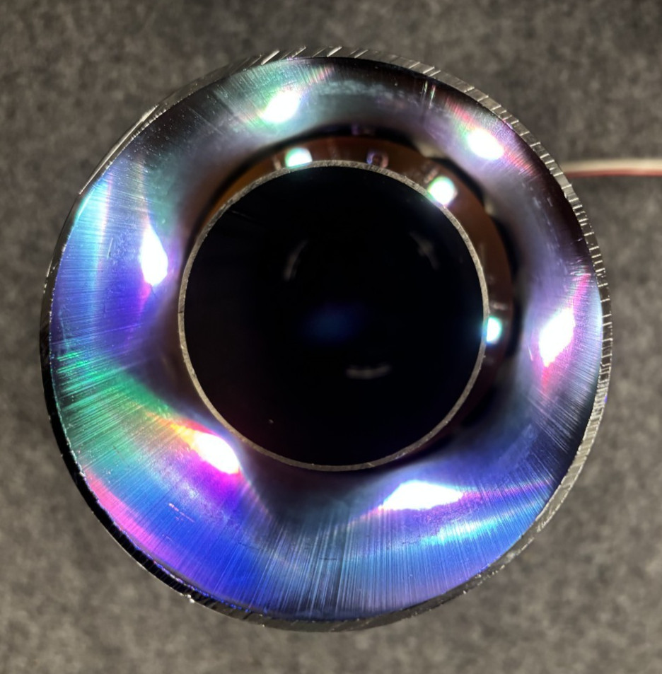APC MUFFLER TIP INFERNO LED 7 COLORS