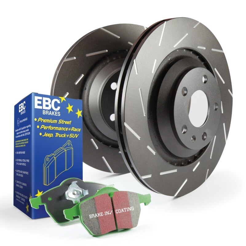 EBC S2KR2124 S2 Kits Greenstuff Pads and USR Rotors