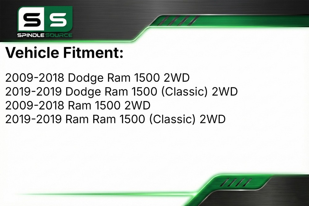 Adjustable Alignment Correcting Arms for Lowered 2009 - 2018 Dodge Ram 1500 2WD