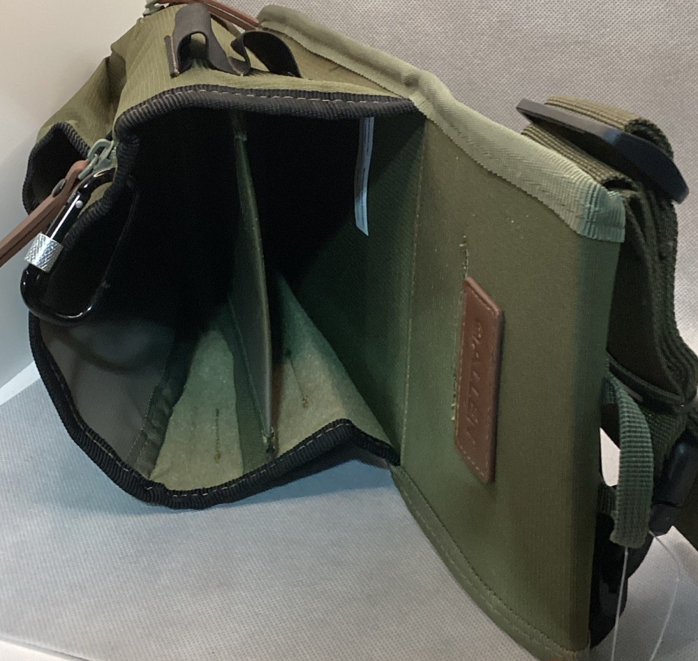Allen Triumph Double Compartment Shell Bag Olive Green