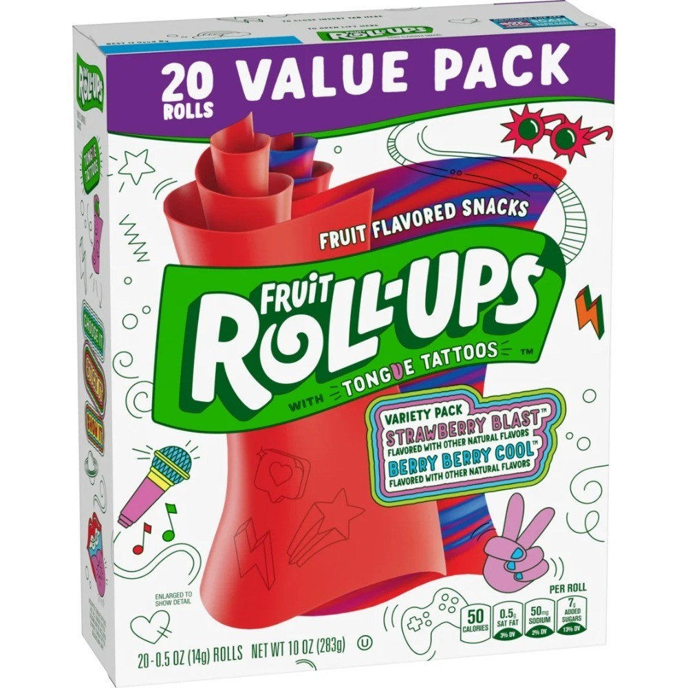 Fruit Flavored Snacks Variety Pack Assorted Fruit Flavors Bulk 20 Count