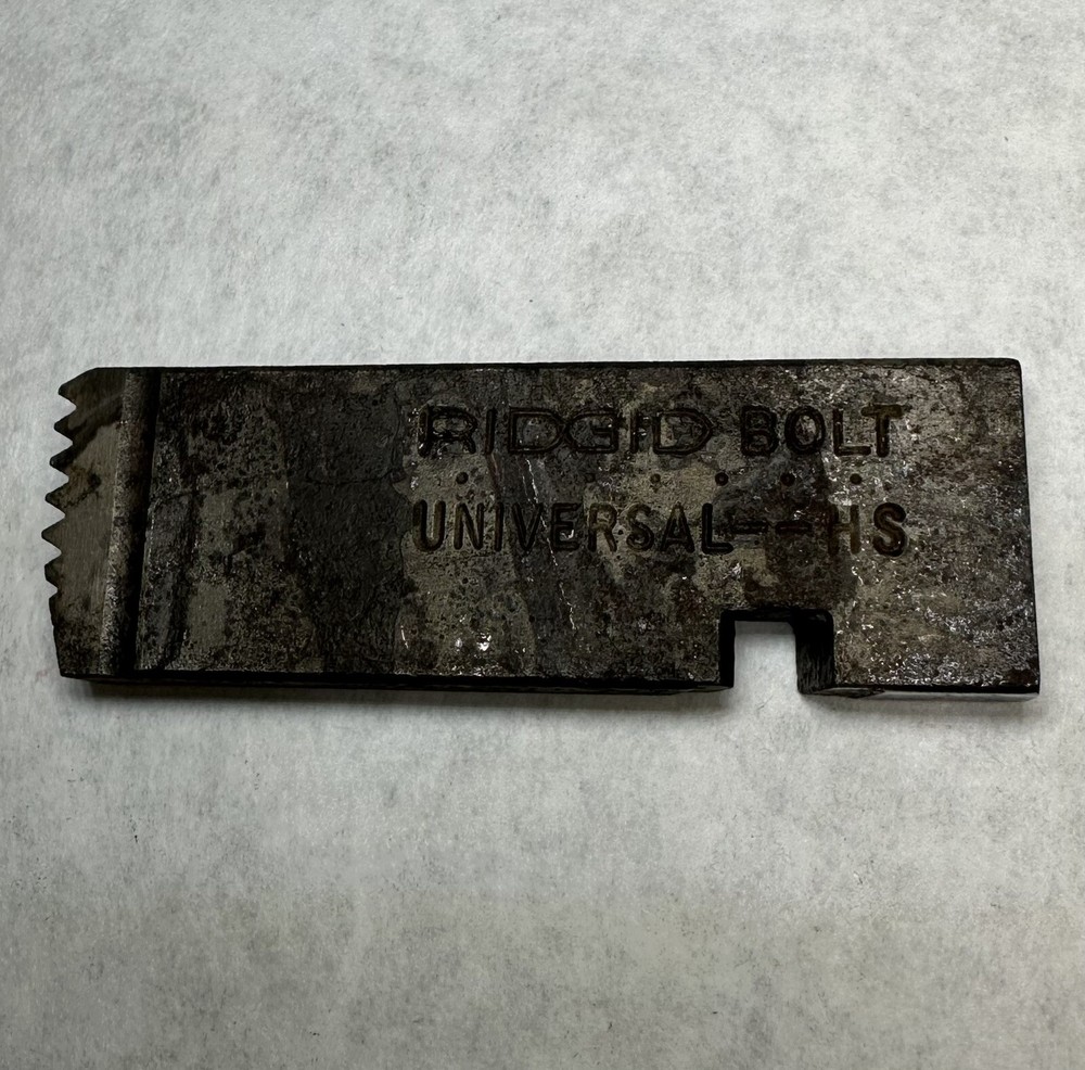 NEW Ridgid Universal 1”-8 Bolt Die #4, High Speed, 48260 (E)