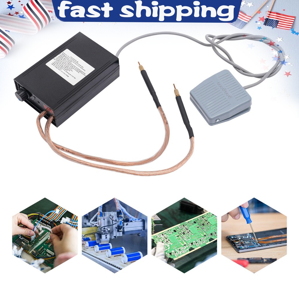 8000W Adjustable Spot Welding Machine with Pedal Switch for Nickel Sheets