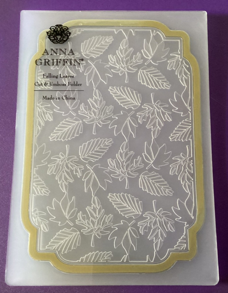 Anna Griffin Spellbound Patterns Falling Leaves Cut & Emboss Folder