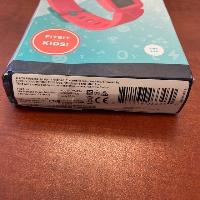 Fitbit Ace 2 Activity Tracker for Kids - Watermelon / Teal Clasp NEW!!!