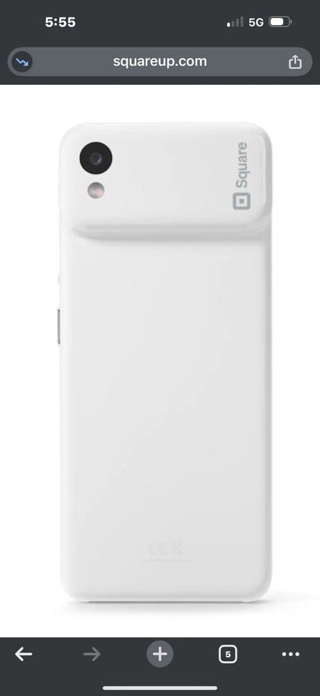 Square Handheld POS Credit Card Terminal With Case