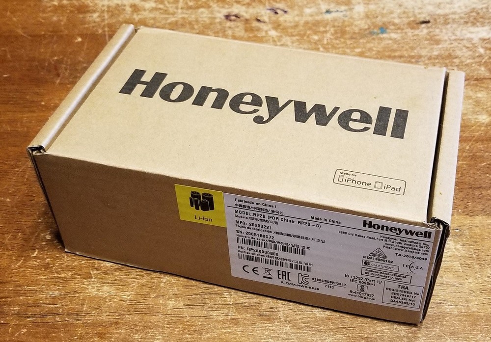 Honeywell RP2 2" Rugged Mobile Printer iPhone iPad USB NFC Bluetooth 4.0