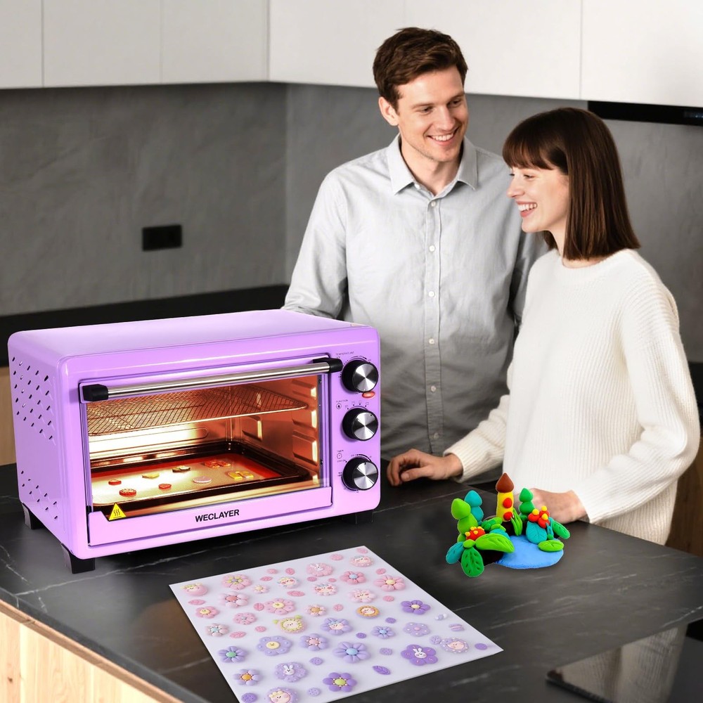 25QT Polymer Clay Oven with Adjustable Time & Temperature,Large Capacity Elec...