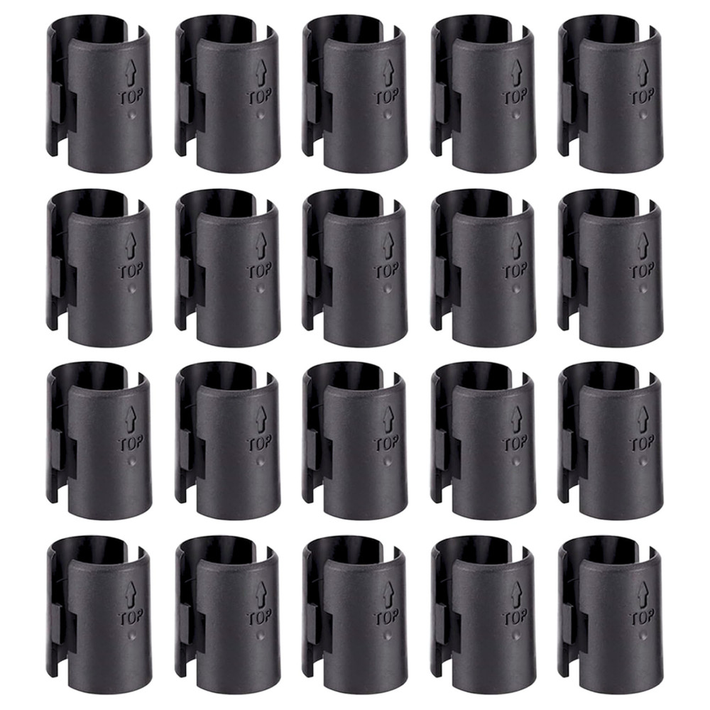 Wire Shelf Lock Clips 40 Pack for 1" Post Shelving Replacement Heavy Duty