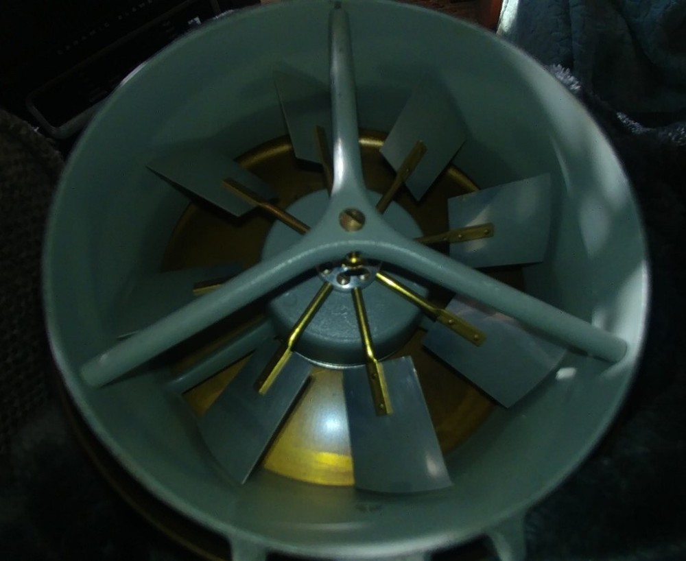 Cenco Anemometer In Brass Case