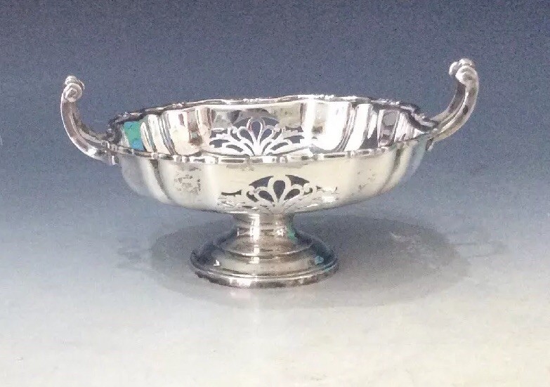 Silver Bon Bon Dish Birmingham 1957.