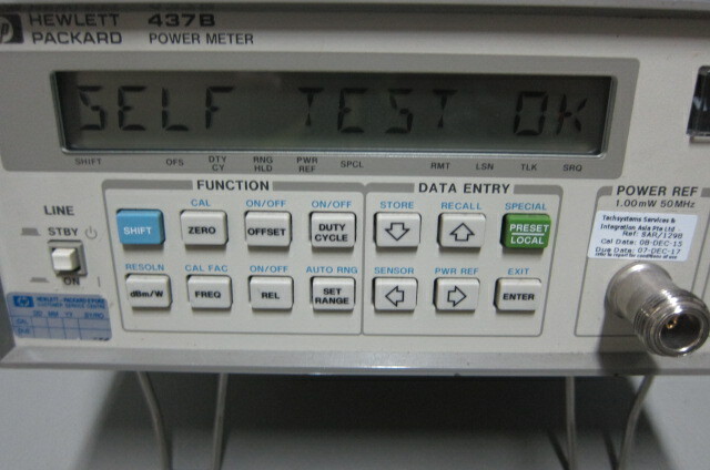HP/Agilent 437B High Performance Single Channel Average Power Meter