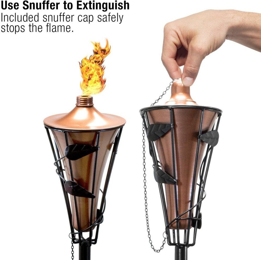 Sorbus Matney refillable metal torches (4 Pack)