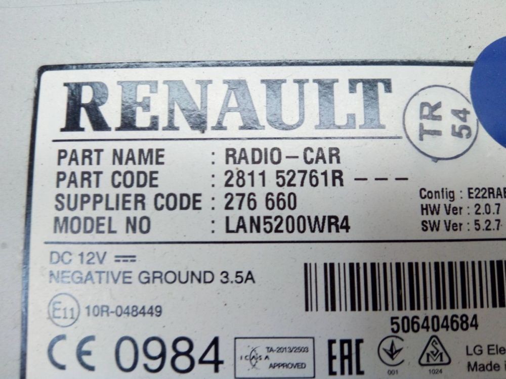 Radio/Navigation System Combination Display *CODE Not Available! fits for