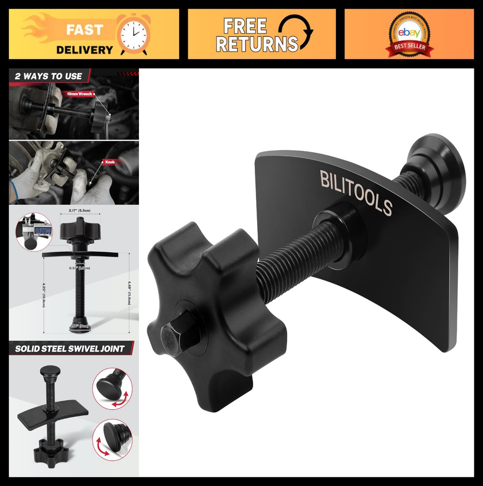 Heavy Duty Brake Caliper Compression Tool - Disc Brake Piston Pad Spreader