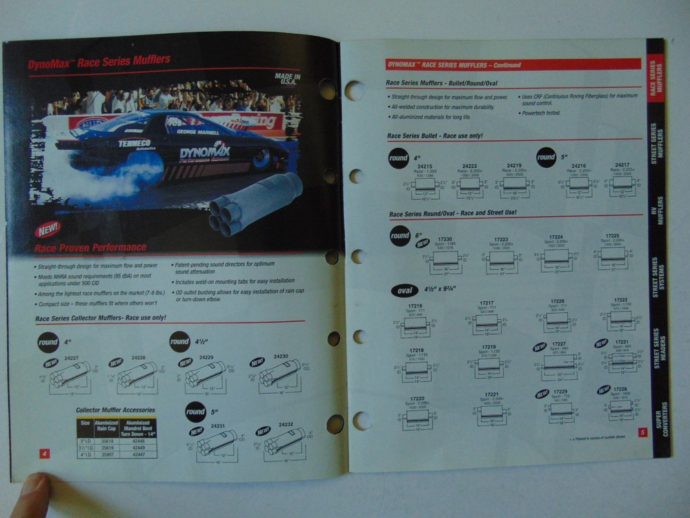 Vintage Original 1999 Dynomax Performance Exhaust Catalog