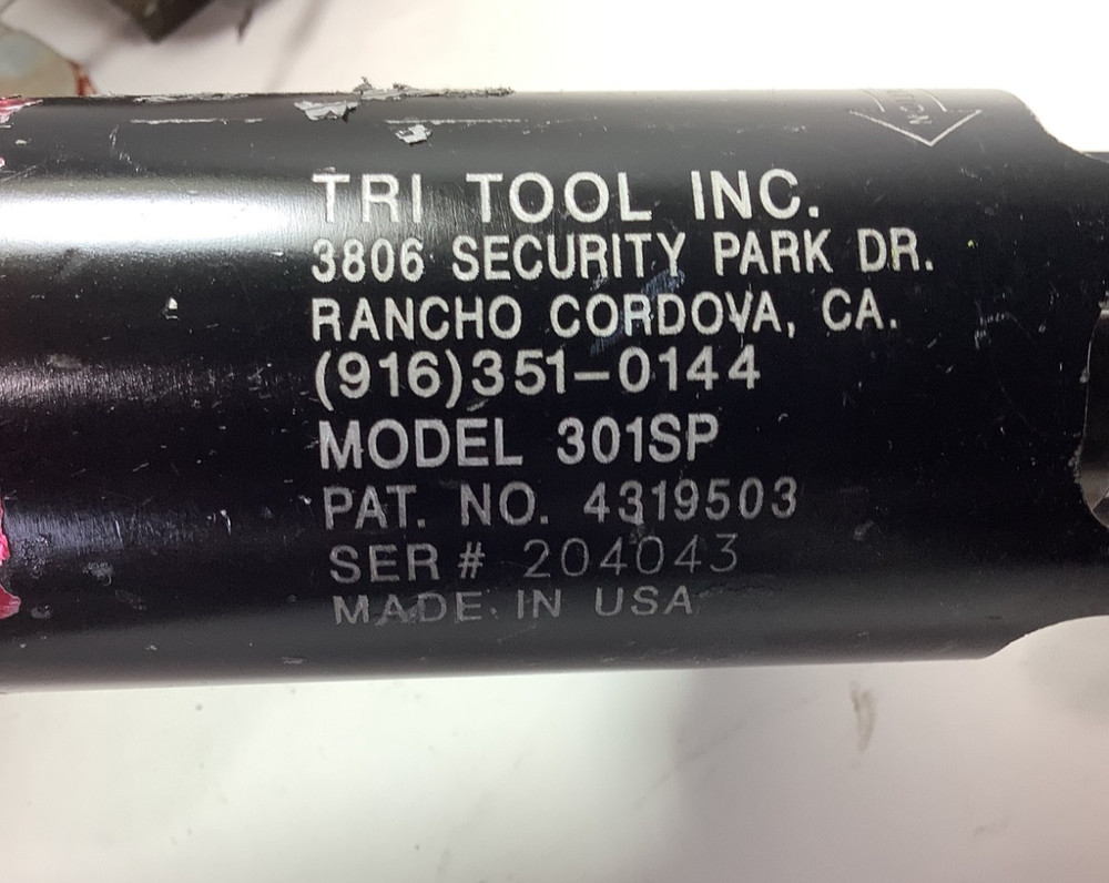 Tri Tool Model 301SP TUbe/ pipe squaring facing tool. cutter beveler