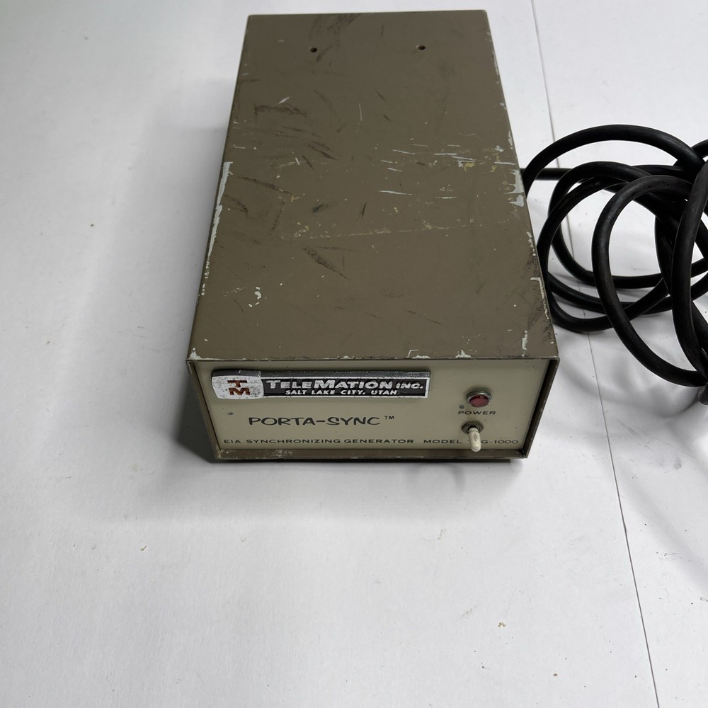 Telemation Porta-Sync EIA Synchronizing Generator TSG-1000